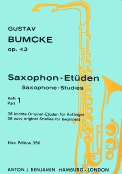 Musiknoten Saxophon-Etüden op. 43, Bumcke, Heft 1