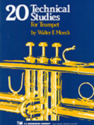 Musiknoten 20 Technical Studies for Trumpet, Moeck