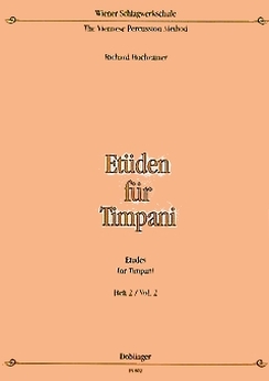 Musiknoten Etüden für Timpani, Hochrainer, Heft 2
