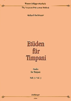 Musiknoten Etüden für Timpani, Hochrainer, Heft 3