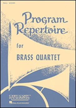 Musiknoten Program Repertoire for Brass Quartet - Direktion