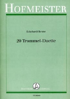 Musiknoten 20 Trommel-Duette, Keune