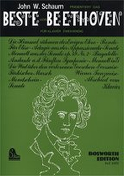 Musiknoten Das Beste von Beethoven, Klavier, Schaum