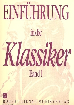Musiknoten Einführung in die Klassiker, Band 1