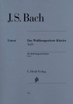 Musiknoten Bach, Das Wohltemperierte Klavier, Teil 1