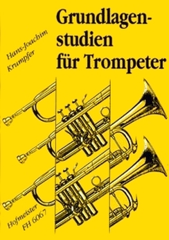 Musiknoten Grundlagenstudien für Trompete, Krumpfer