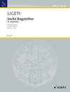 Musiknoten Sechs Bagatellen, Ligeti, Bläserquintett
