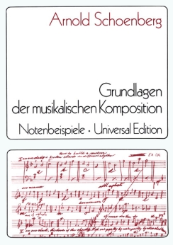 Musiknoten Grundlagen der musikalischen Komposition, Schoenberg