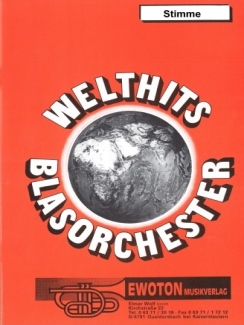 Musiknoten Welthits Blasorchester, Folge 1, Giertz/Hermannsförfer, Stimmen