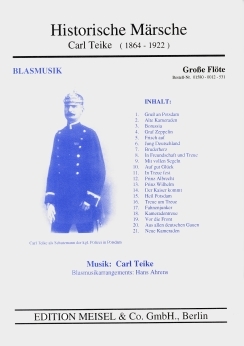 Musiknoten Historische Märsche, Carl Teike/Ahrens, Stimmen