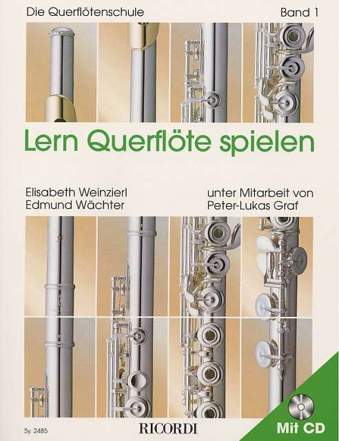 Musiknoten Lern Querflöte spielen, Band 1 Weinzierl/Wächter, mit CD
