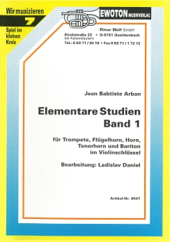 Musiknoten Elementare Studien, Arban/Daniel - Band 1