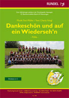 Musiknoten Dankeschön und auf ein Wiederseh'n, Toni Müller/Charly Stingl