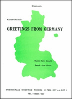 Musiknoten Greetings from Germany, Dawitt/Grain