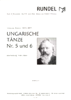 Musiknoten Ungarische Tänze Nr. 5 und 6, Brahms/Watz