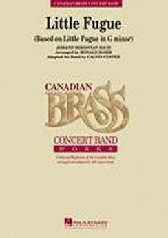 Musiknoten Little Fugue in g-moll, Bach/Custer
