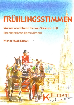 Musiknoten Frühlingsstimmen-Walzer, Strauß/Kliment