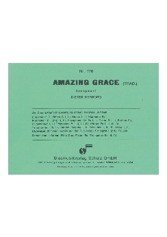 Musiknoten Amazing Grace, Herborg