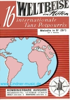 Musiknoten Weltreise in Noten, 16 Tanzpotpourris - Stimmen