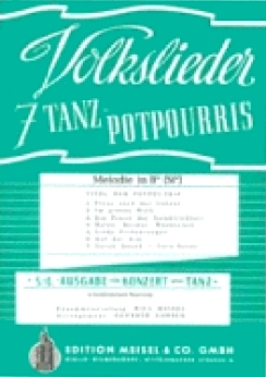 Musiknoten 7 Volkslieder-Tanzpotpourris - Stimmen