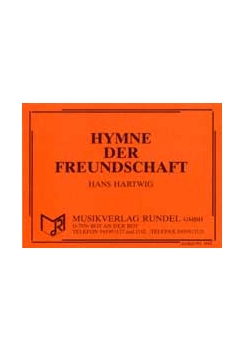 Musiknoten Hymne der Freundschaft, Hartwig