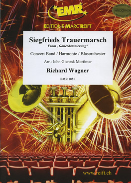 Musiknoten Siegfrieds Trauermarsch, Wagner/Mortimer
