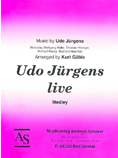 Musiknoten Udo Jürgens Live, Gäble