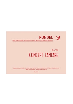 Musiknoten Concert Fanfare, Vlak