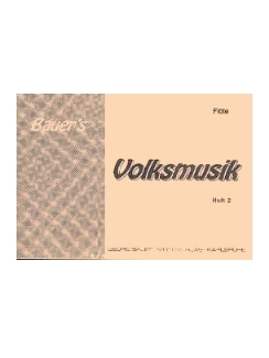 Musiknoten Bauer's Volksmusik, Heft 2, Stimmen