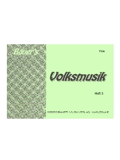 Musiknoten Bauer's Volksmusik, Heft 3, Stimmen