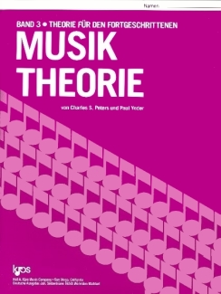 Musiknoten Musik Theorie, Band 3