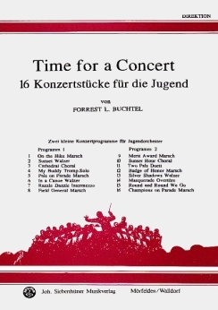 Musiknoten Time for a Concert, Buchtel - Direktion