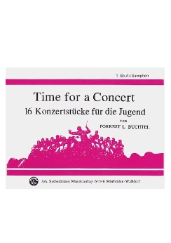 Musiknoten Time for a Concert, Buchtel - Stimmen