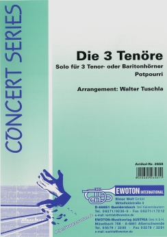 Musiknoten Die drei Tenöre, Tuschla