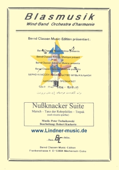 Musiknoten Nußknacker-Suite, Tschaikowski/Kuckertz