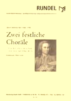 Musiknoten Zwei festliche Chöre, Bach/Loritz