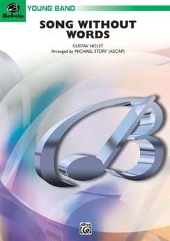 Musiknoten Song Without Words, Holst/Story