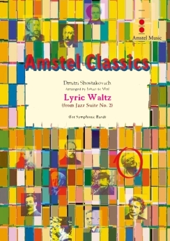 Musiknoten Jazz Suite No. 2, Lyric Waltz, Shostakovich, Johan de Meij