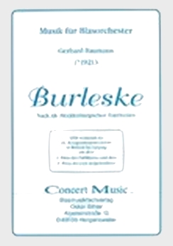 Musiknoten Burleske, Gerhard Baumann