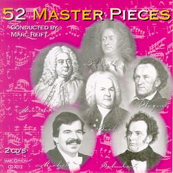 Musiknoten 52 Masterpieces - CD