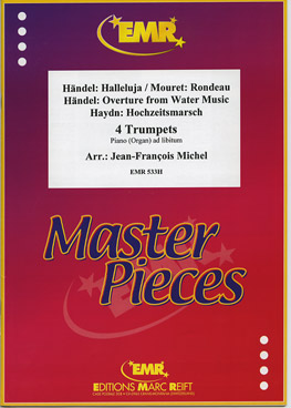 Musiknoten 4 Trumpets & Piano, J.F. Michel
