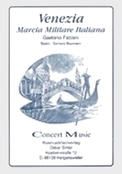 Musiknoten Venezia, Marcia Militare Italiana, Fabiani/Baumann