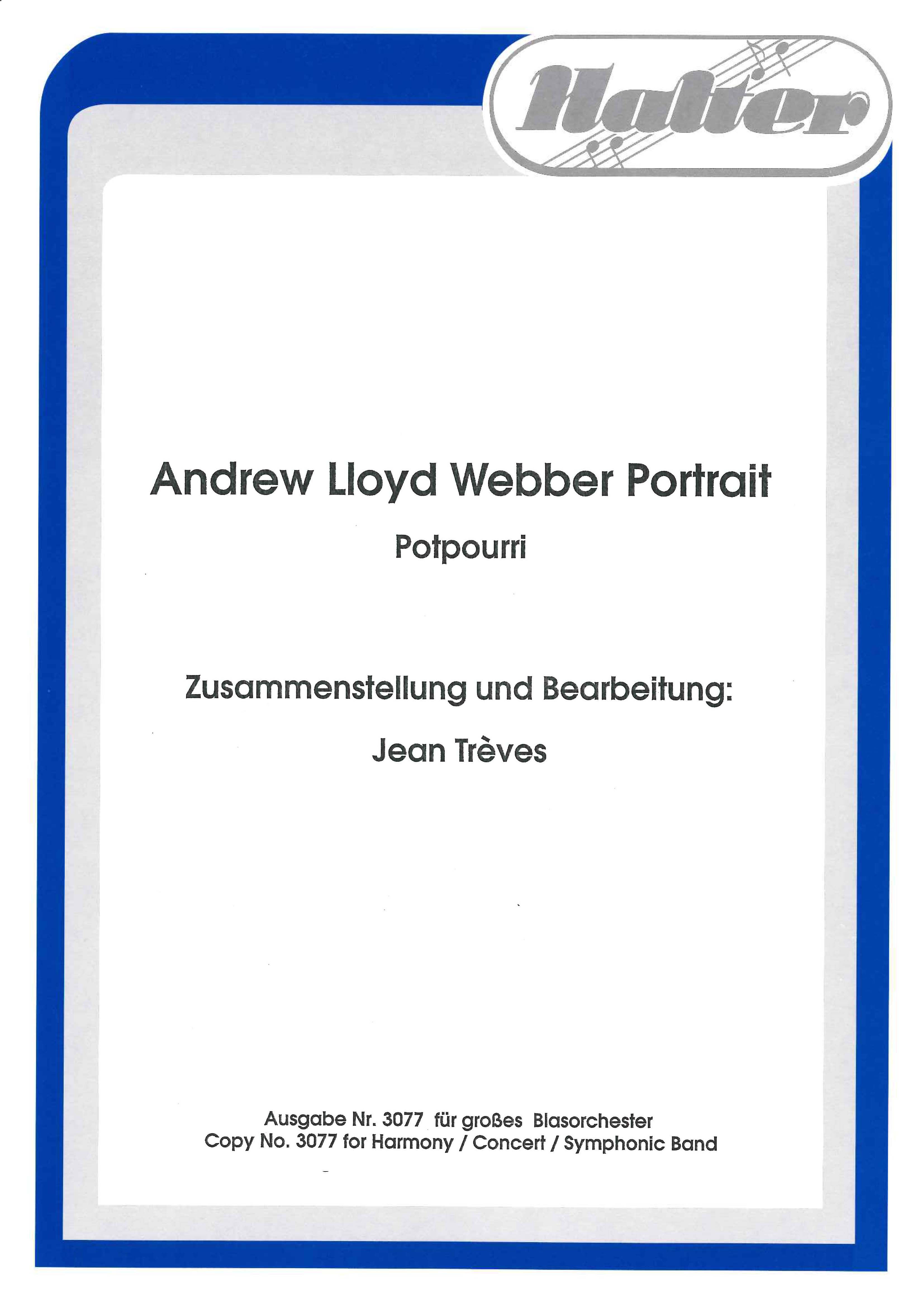 Musiknoten Andrew Lloyd Webber Portrait, Treves