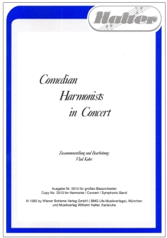 Musiknoten Comedian Harmonists in Concert, Kabec