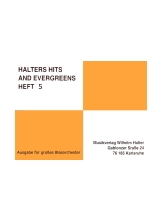 Musiknoten Halters Hits and Evergreens 5 - Stimmen