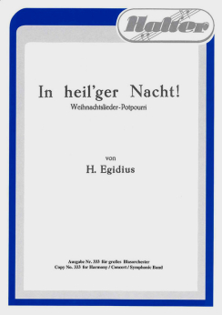Musiknoten In heiliger Nacht, Egidius/Jugel-Janson
