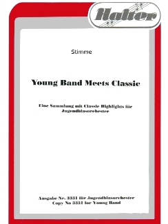 Musiknoten Young Band Meets Classic - Stimmen