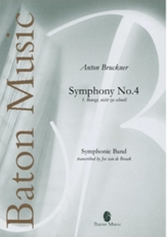 Musiknoten Symphony Nr. 4 E-flat, Bruckner/Jos van de Braak