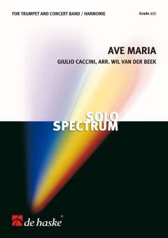 Musiknoten Ave Maria, Caccini/Van der Beek