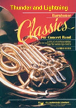Musiknoten Thunder and Lightning, Joh.Strauss/Reed